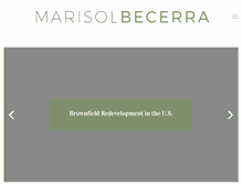 Tablet Screenshot of marisolbecerra.com